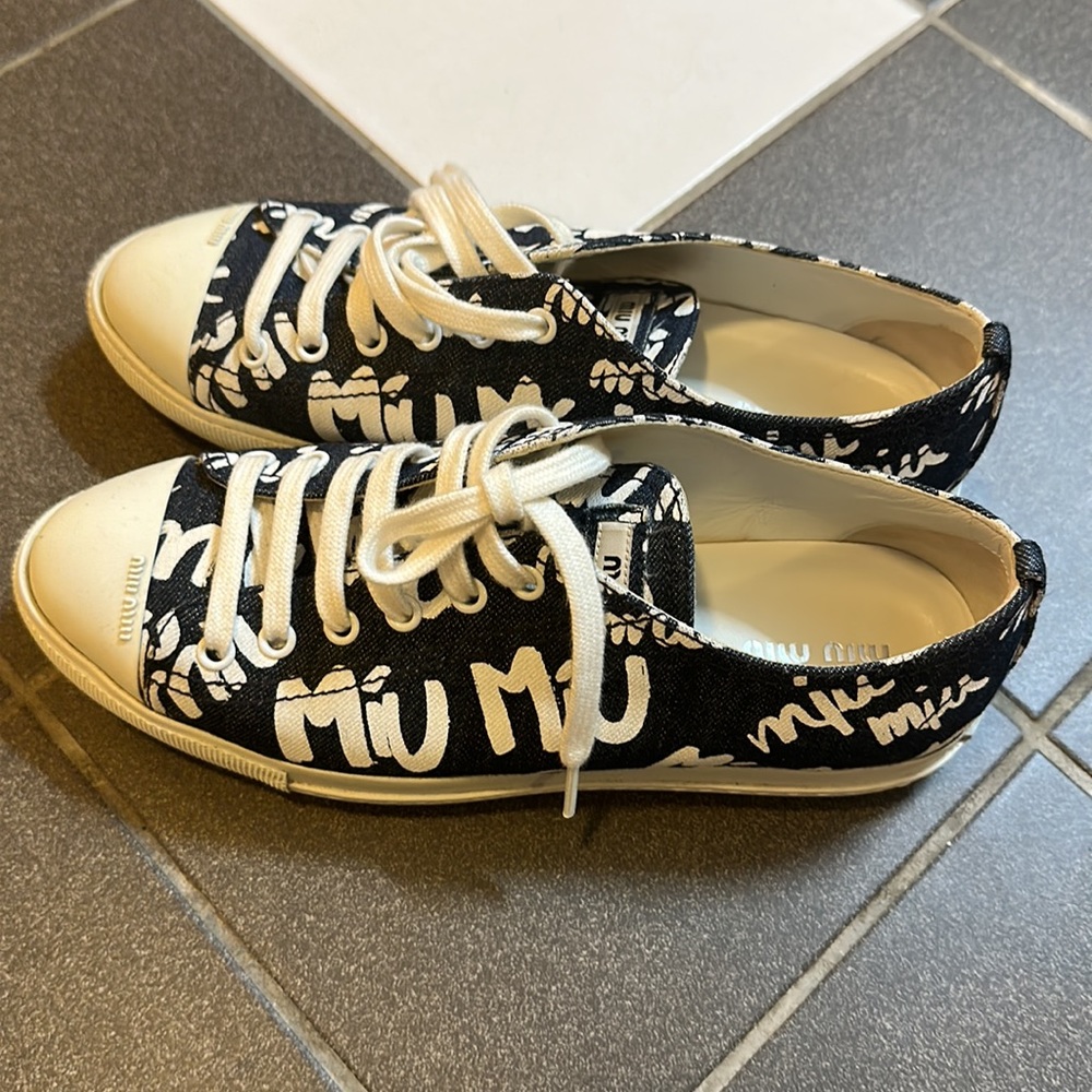 Miu Miu sneakers, size 37.5, condition inside like new, worn only a few times. - Picture 13 of 16